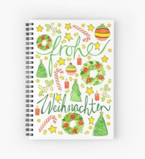 frohe Weihnachten! Spiral Notebook