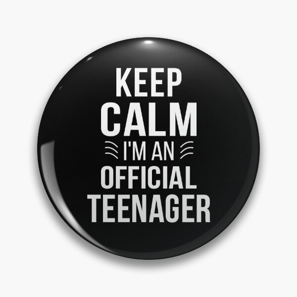Item preview, Keep Calm Im An Official Teenager, 13th Birthday Gift designed and sold by Graphicista.