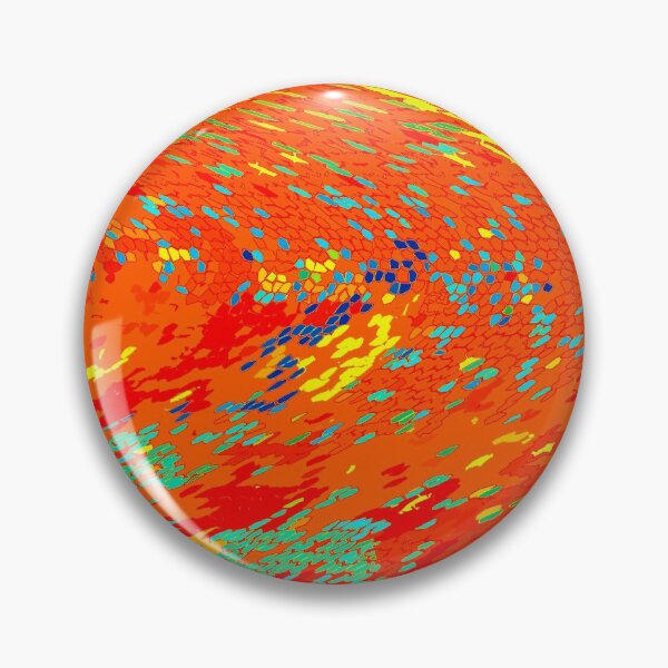Item preview, Lava Wave Orange & Green designed and sold by rum1757.