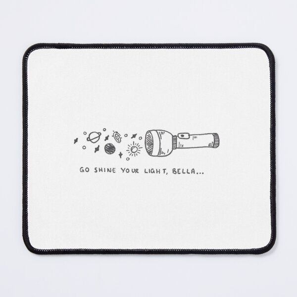 Item preview, Carina DeLuca 'Go Shine Your Light, Bella' Quote designed and sold by JunkieBFFs.