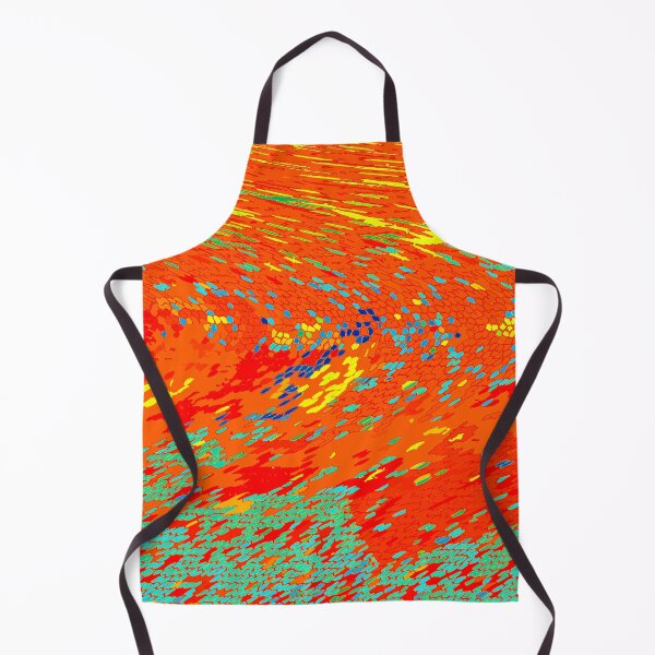 Item preview, Lava Wave Orange & Green designed and sold by rum1757.