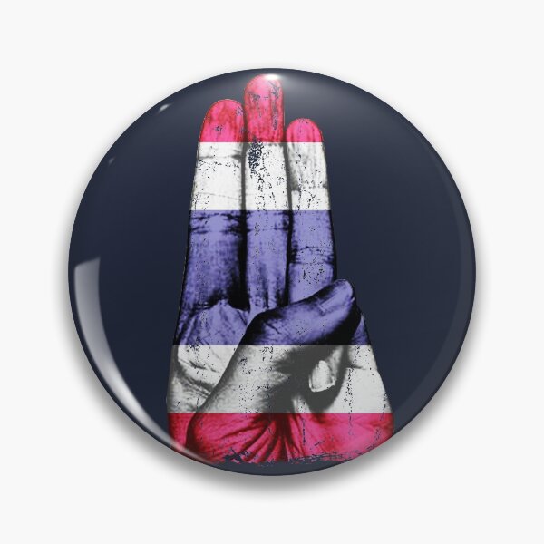 Item preview, Thailand Strong - Democracy Now -Free Thai Support Flag Gift designed and sold by NUMAcreations.