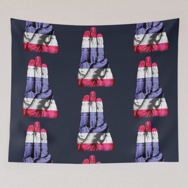 Item preview, Thailand Strong - Democracy Now -Free Thai Support Flag Gift designed and sold by NUMAcreations.
