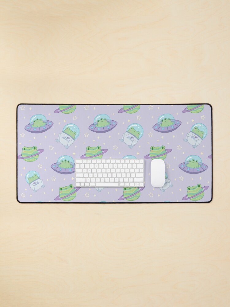 Thumbnail 1 of 5, Mouse Pad, Cute Cosmic Frogs designed and sold by ElectricFangs.