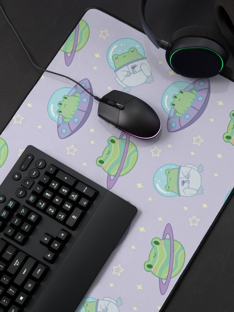Alternate view of Cute Cosmic Frogs Mouse Pad