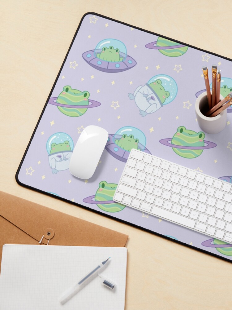 Alternate view of Cute Cosmic Frogs Mouse Pad