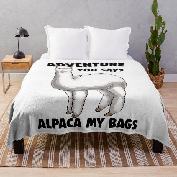 Item preview, Adventure You Say Alpaca My Bag designed and sold by Bendthetrend.