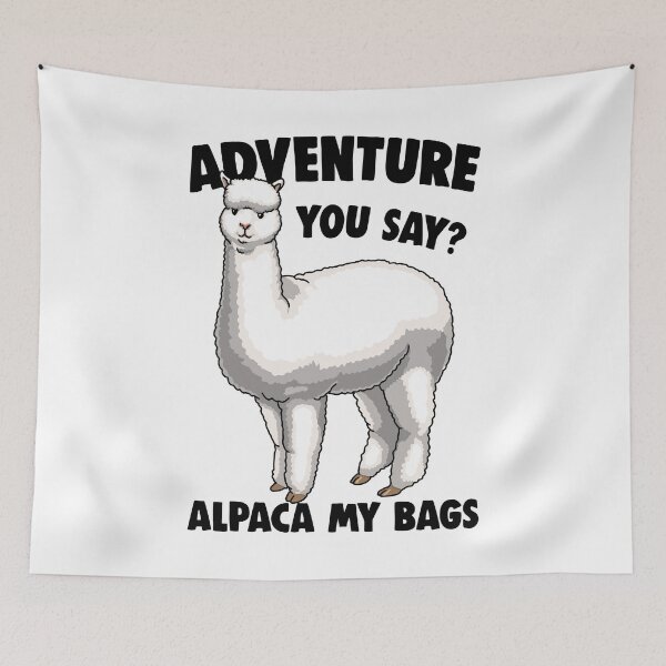 Item preview, Adventure You Say Alpaca My Bag designed and sold by Bendthetrend.