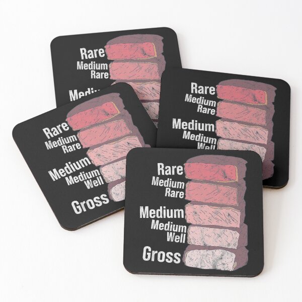 Item preview, Distressed Rare Steak - Steakhouse Guide - BBQ Grillmaster designed and sold by DeWinnes.