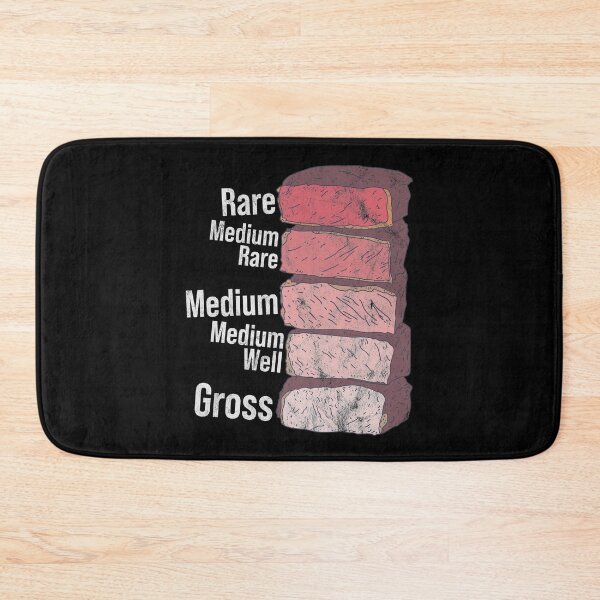Item preview, Distressed Rare Steak - Steakhouse Guide - BBQ Grillmaster designed and sold by DeWinnes.