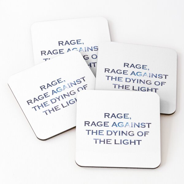 Item preview, Rage, rage against the dying of the light - Interstellar -  designed and sold by ZangoDesign.