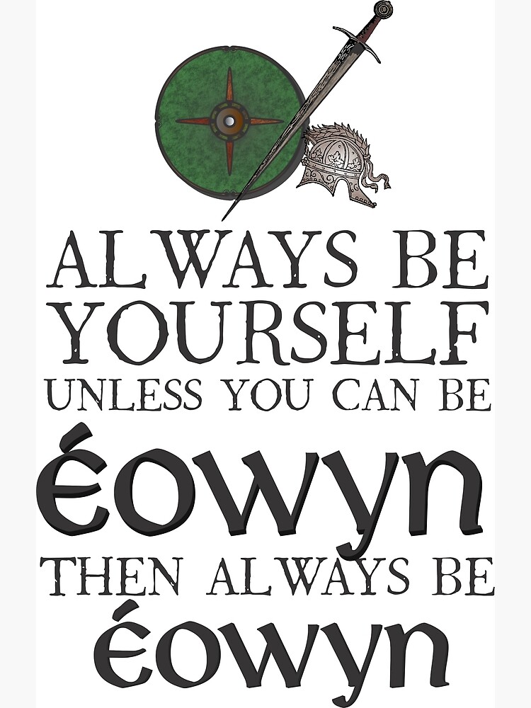 Inktober, Eowyn, LotR, Tolkien, Rohan, Shieldmaiden Poster for Sale by  SabrinaMillsArt