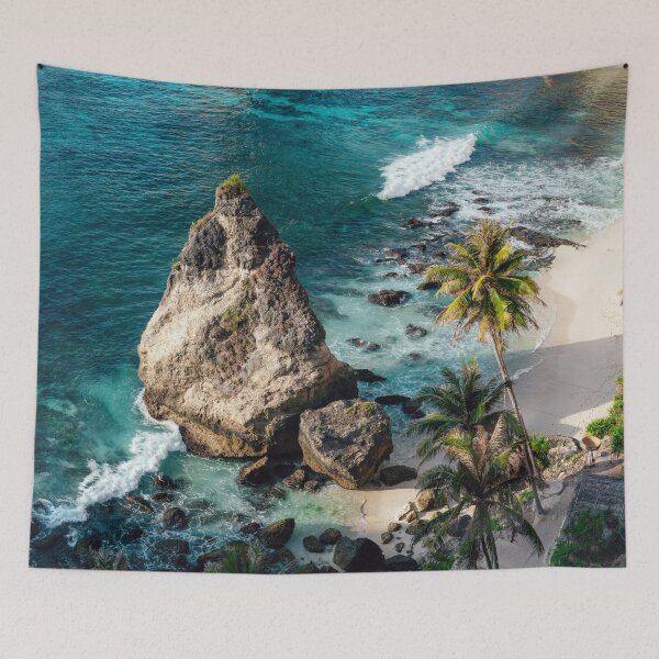 Item preview, Huge Rock Palm Trees Beach designed and sold by Two Palm Tree.