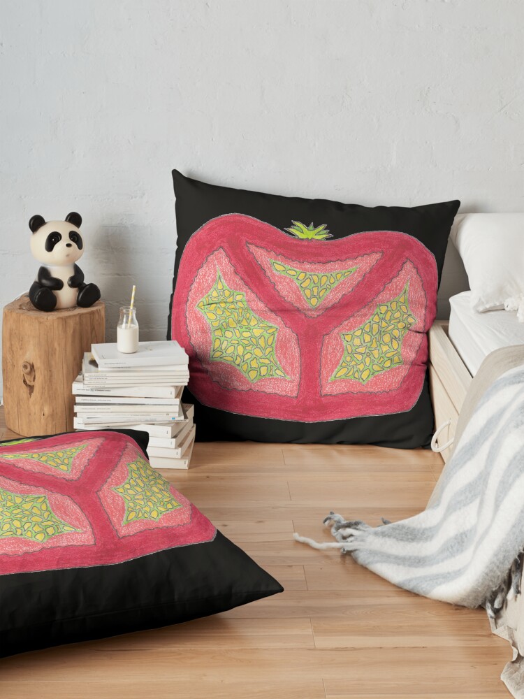 Alternate view of M.I. #119 |☽| Similar Differences Floor Pillow