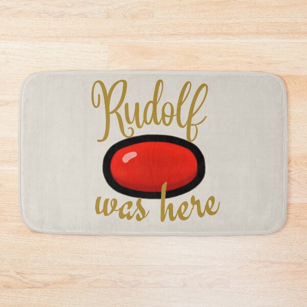 Item preview, Rudolf Was Here Nose Drawing - Santas Rudolf the Red Nose Deer designed and sold by ViewerEqualsPhoton.