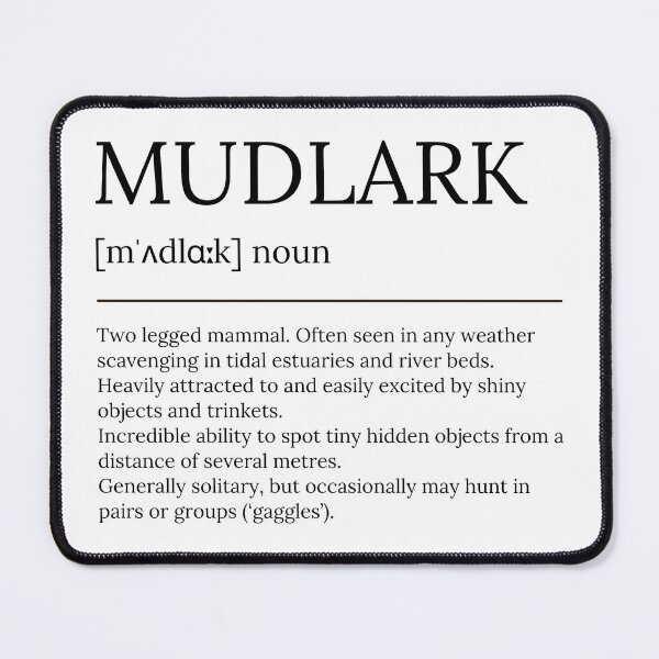 Item preview, Funny Mudlark Dictionary Definition designed and sold by Alterna Tees.