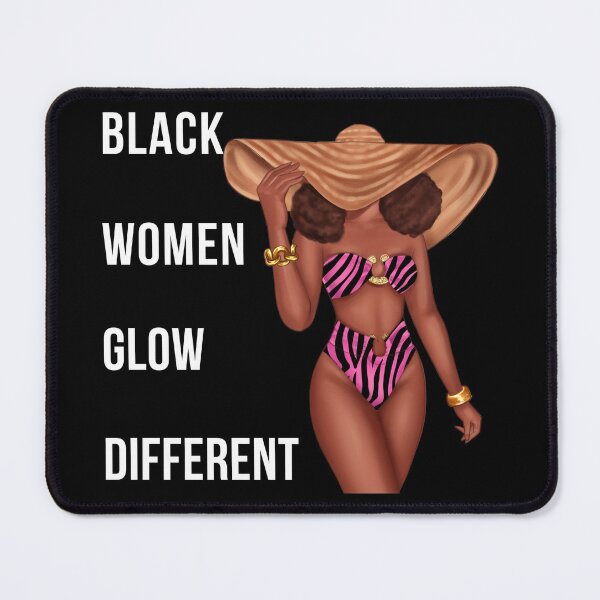 Item preview, Black Women Glow Differently designed and sold by PRB1989.