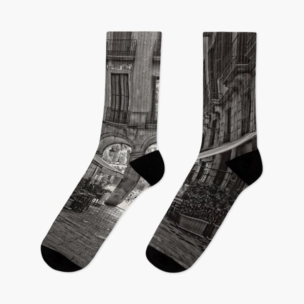 Item preview, Plaça Reial, Barcelona B&W designed and sold by tomg.