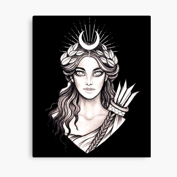 Artemis Hunt Goddess - Greek Mythology Ancient Greece Hunter Canvas Print