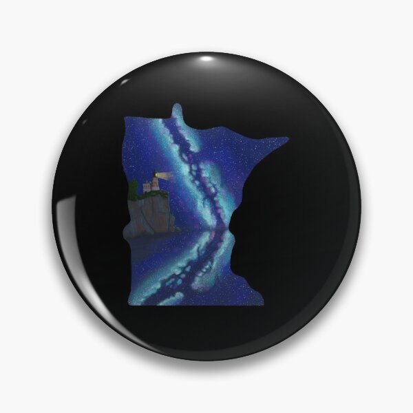Item preview, Minnesota Split Rock Lighthouse - black background designed and sold by EcoElsa.