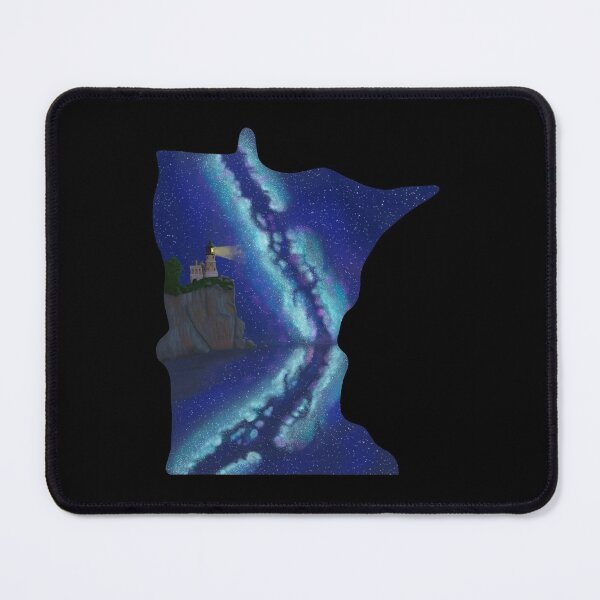 Item preview, Minnesota Split Rock Lighthouse - black background designed and sold by EcoElsa.