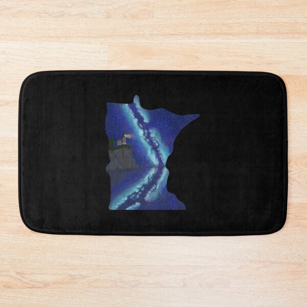 Item preview, Minnesota Split Rock Lighthouse - black background designed and sold by EcoElsa.