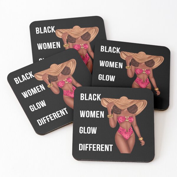 Item preview, Black Women Glow Differently designed and sold by PRB1989.