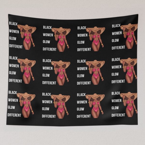 Item preview, Black Women Glow Differently designed and sold by PRB1989.
