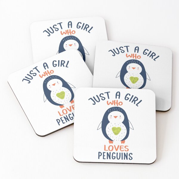 Item preview, Just A Girl Who Loves Penguins designed and sold by AmethystMurad.