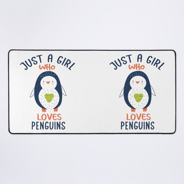 Item preview, Just A Girl Who Loves Penguins designed and sold by AmethystMurad.