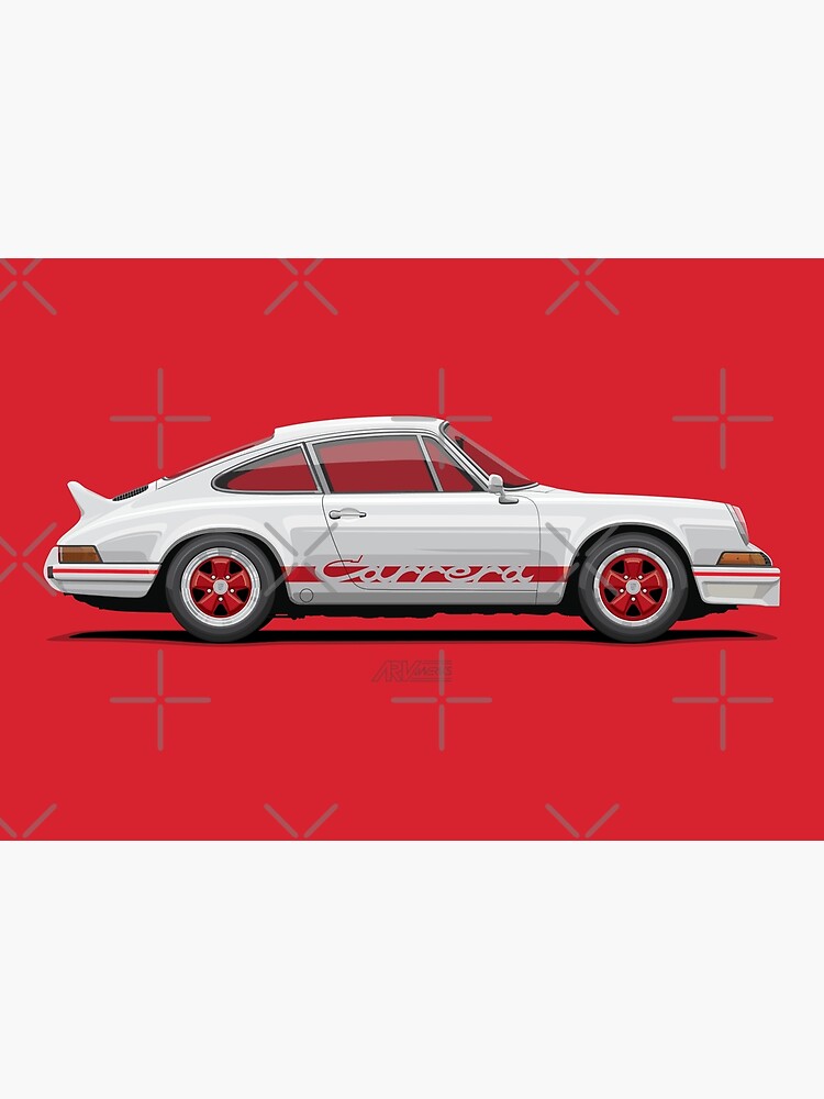 Poster Porsche 911 RS - blue - Colors of Speed