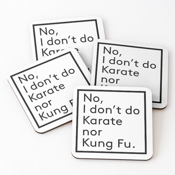 Item preview, No Karate nor Kung Fu designed and sold by Teallady.