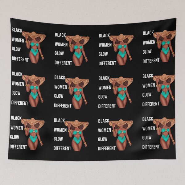 Item preview, Black Women Glow Differently designed and sold by PRB1989.