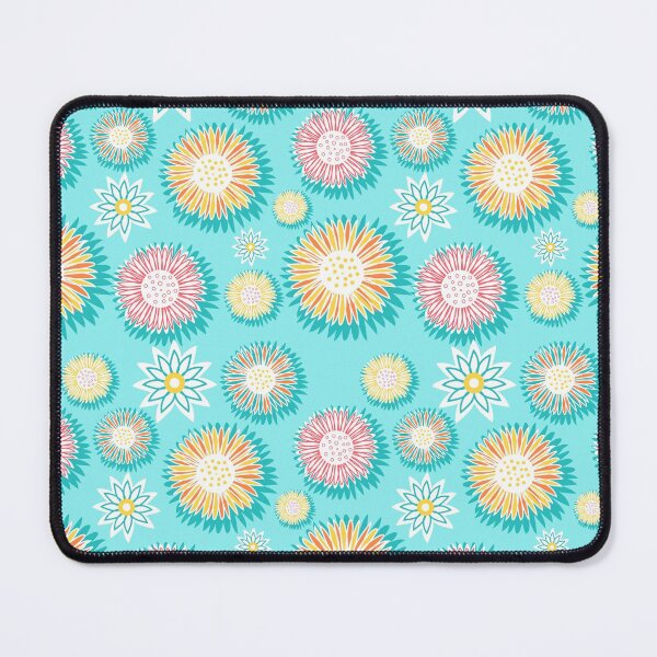 Item preview, Flowers Drawn over Turquoise designed and sold by RafaelLima7.