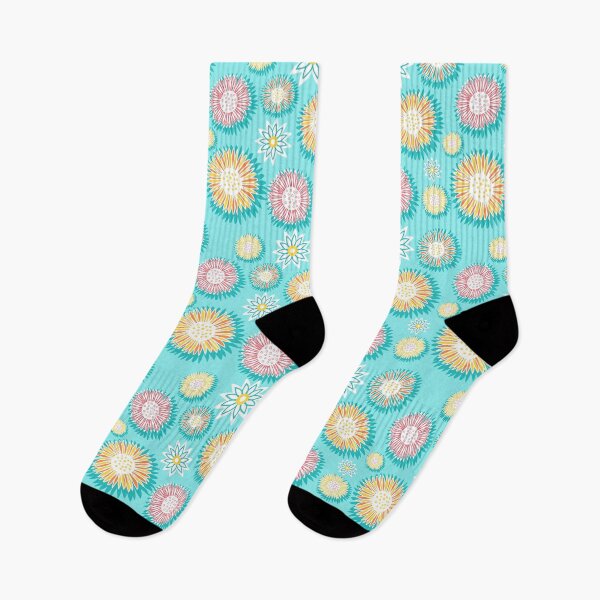 Item preview, Flowers Drawn over Turquoise designed and sold by RafaelLima7.