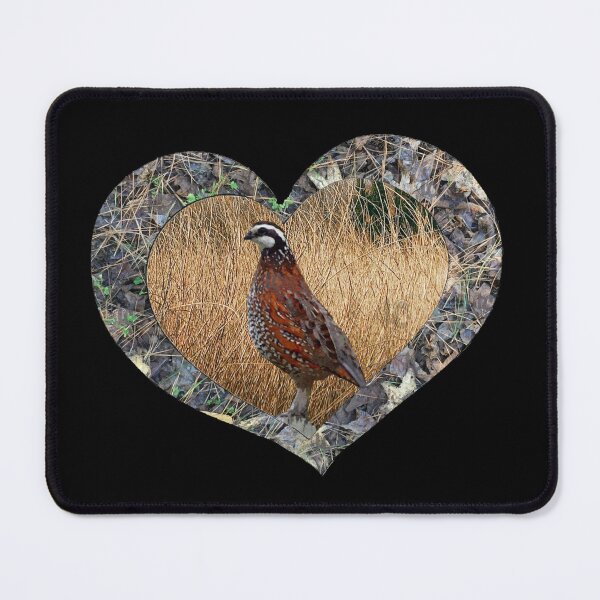 Item preview, Bobwhite Quail in Camouflage Heart Design for Quail Hunters and Outdoorsmen designed and sold by LifeCrush.
