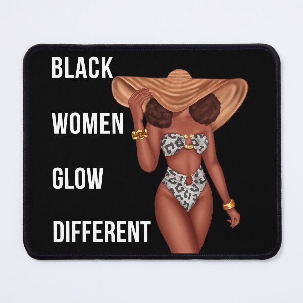 Item preview, Black Women Glow Differently designed and sold by PRB1989.