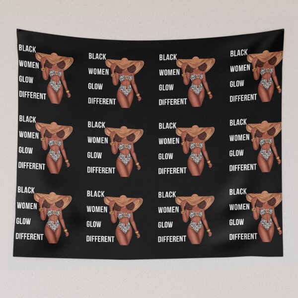 Item preview, Black Women Glow Differently designed and sold by PRB1989.