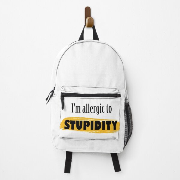 Item preview, Allergic to stupidity designed and sold by adiosmillet.
