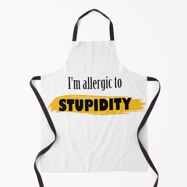Item preview, Allergic to stupidity designed and sold by adiosmillet.