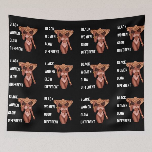 Item preview, Black Women Glow Differently designed and sold by PRB1989.