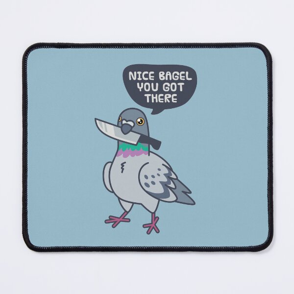 Item preview, Cute Pigeon With A Knife designed and sold by ElectricFangs.