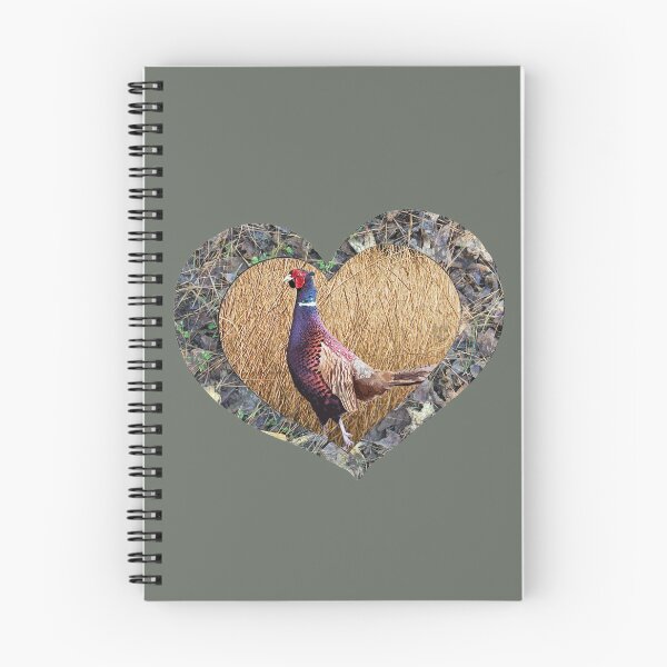 Item preview, Wild Ringneck Pheasant in Camouflage Heart Design for Pheasant Hunters and Outdoorsmen designed and sold by LifeCrush.