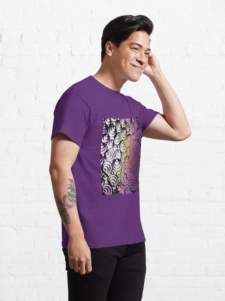Alternate view of Groovy Circles - Psychedelic Geometric Art Photography Classic T-Shirt