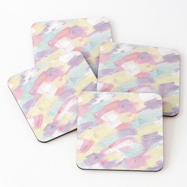 Item preview, Abstract pastel paint brush pattern designed and sold by TinyDoz.