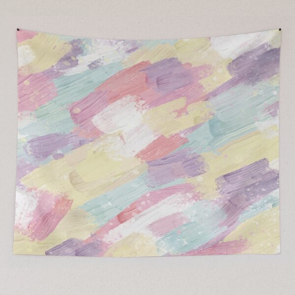 Item preview, Abstract pastel paint brush pattern designed and sold by TinyDoz.