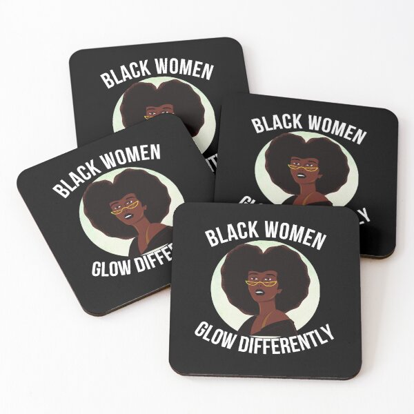 Item preview, Black Women Glow Differently designed and sold by PRB1989.