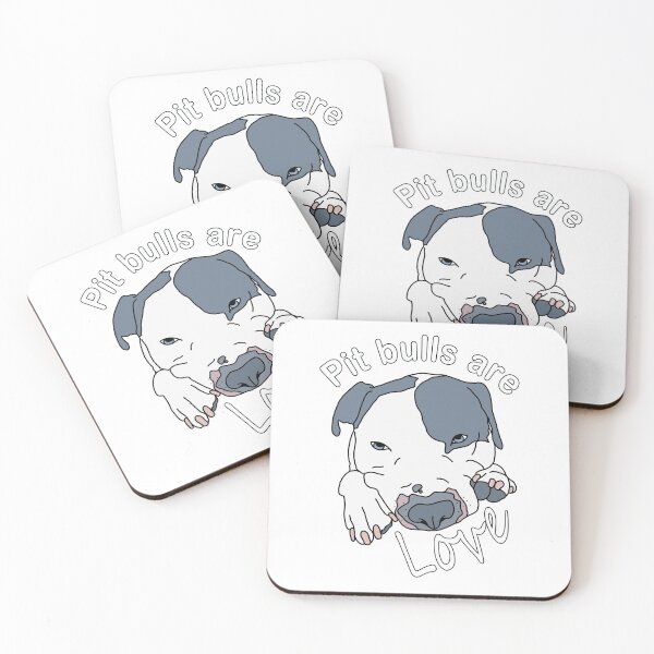 Item preview, Pit Bulls are Love designed and sold by bluenoseprints.