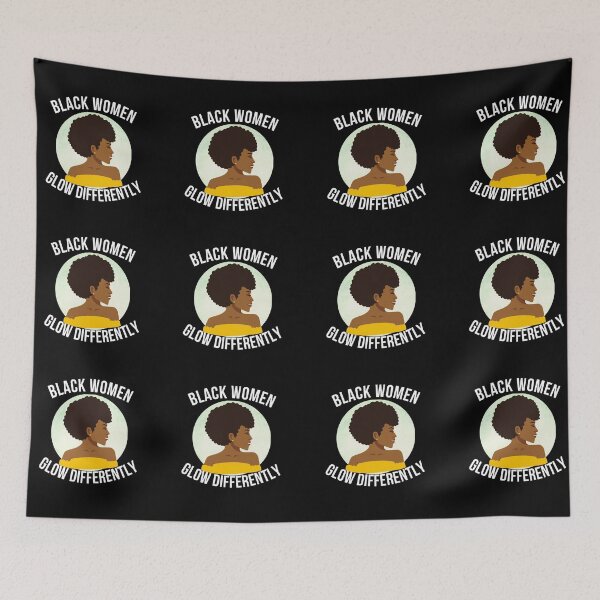 Item preview, Black Women Glow Differently designed and sold by PRB1989.