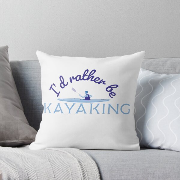 Item preview, I'd Rather Be Kayaking Kayak Saying Design designed and sold by brunsch-print.